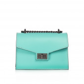 Geanta dama de umar din piele naturala DiAmanti Asti Turchese Fina Geanta dama de umar din piele naturala DiAmanti Asti Turchese Fina